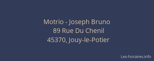 Motrio - Joseph Bruno