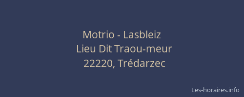Motrio - Lasbleiz