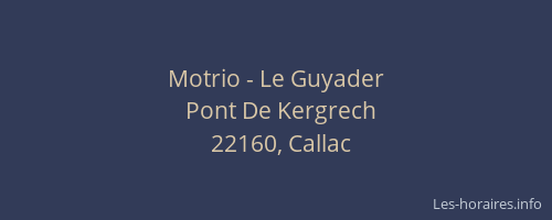 Motrio - Le Guyader
