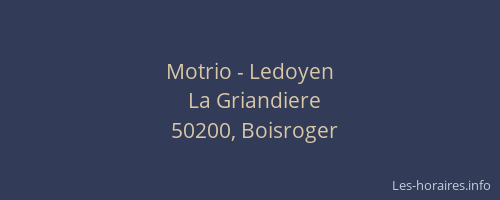 Motrio - Ledoyen