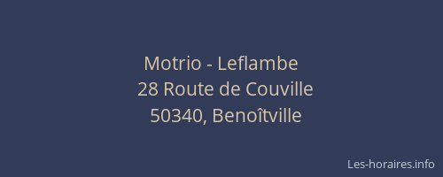 Motrio - Leflambe
