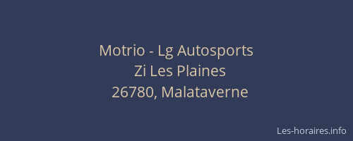 Motrio - Lg Autosports