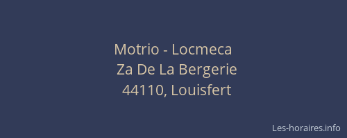 Motrio - Locmeca