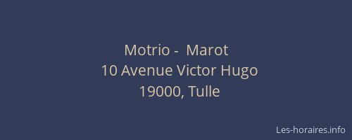 Motrio -  Marot