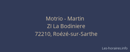 Motrio - Martin