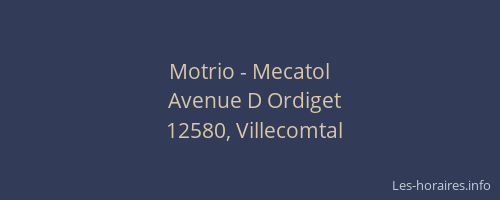 Motrio - Mecatol
