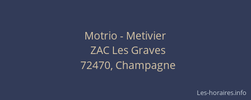 Motrio - Metivier