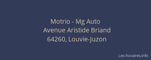 Motrio - Mg Auto