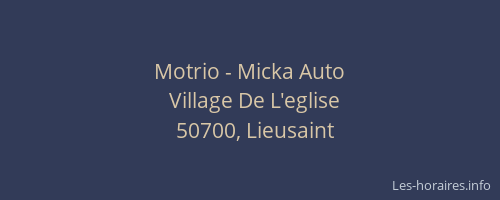 Motrio - Micka Auto