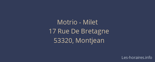 Motrio - Milet