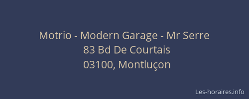 Motrio - Modern Garage - Mr Serre