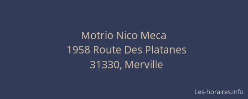 Motrio Nico Meca