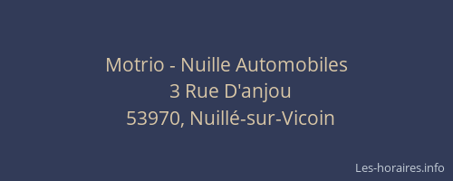 Motrio - Nuille Automobiles