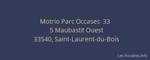 Motrio Parc Occases  33