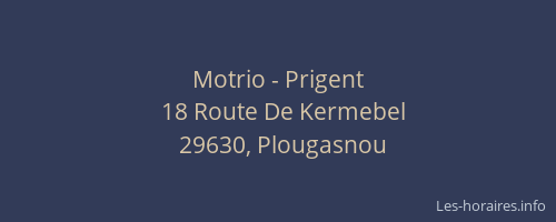 Motrio - Prigent