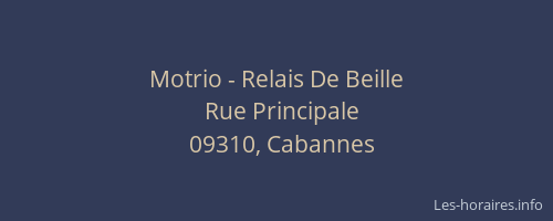 Motrio - Relais De Beille
