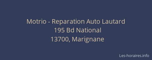 Motrio - Reparation Auto Lautard