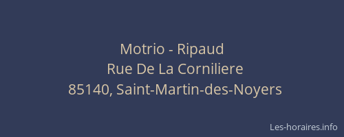 Motrio - Ripaud