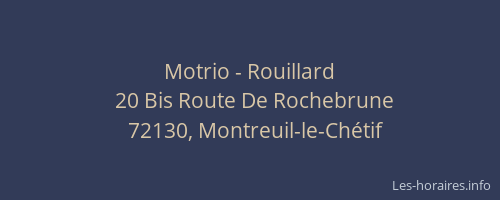 Motrio - Rouillard
