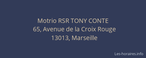 Motrio RSR TONY CONTE