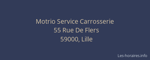 Motrio Service Carrosserie
