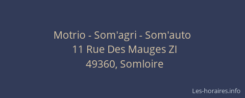 Motrio - Som'agri - Som'auto