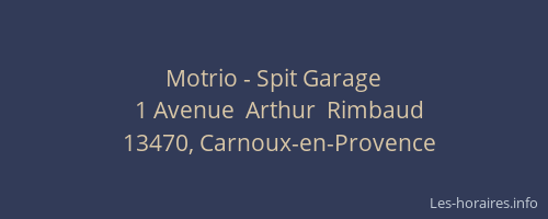 Motrio - Spit Garage