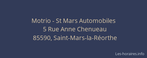 Motrio - St Mars Automobiles