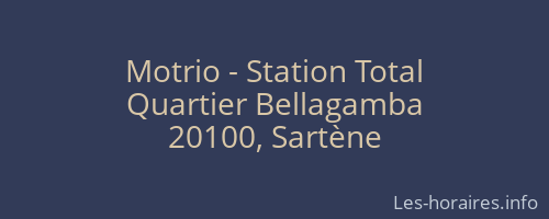 Motrio - Station Total