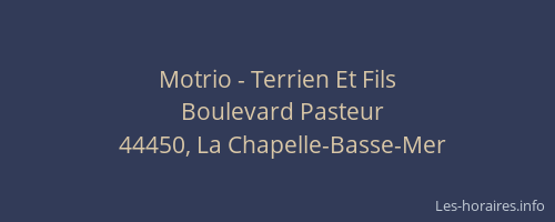 Motrio - Terrien Et Fils