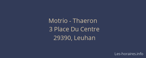 Motrio - Thaeron