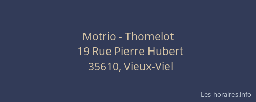 Motrio - Thomelot