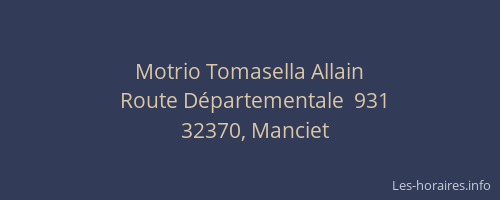 Motrio Tomasella Allain