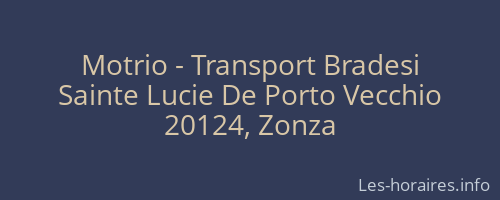 Motrio - Transport Bradesi