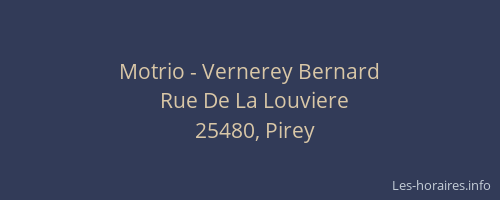 Motrio - Vernerey Bernard