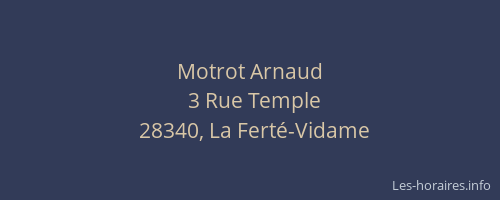 Motrot Arnaud
