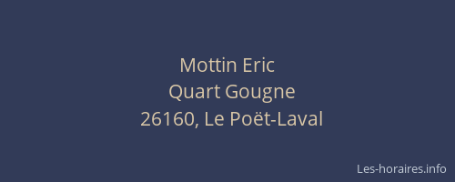 Mottin Eric