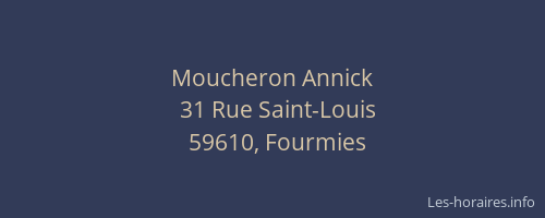 Moucheron Annick