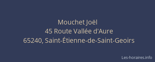Mouchet Jo&euml;l