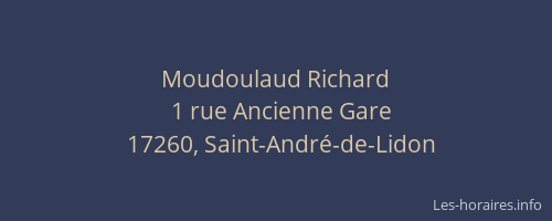 Moudoulaud Richard