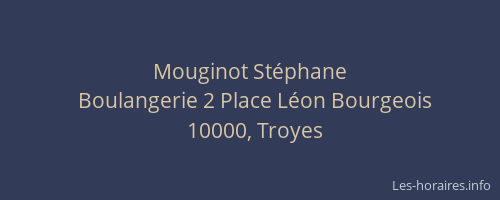 Mouginot Stéphane