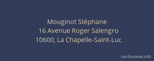 Mouginot Stéphane