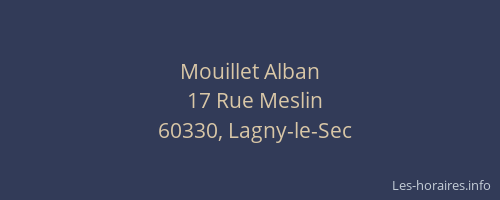 Mouillet Alban