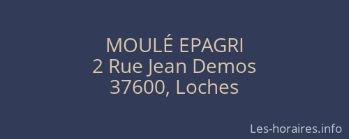 MOULÉ EPAGRI