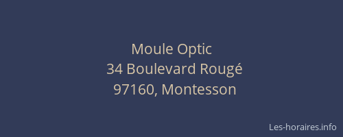 Moule Optic