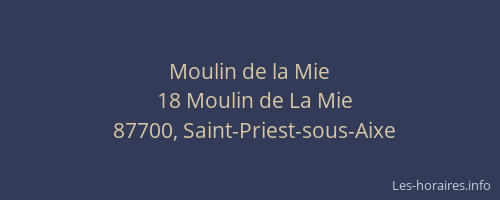 Moulin de la Mie