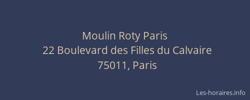 Moulin Roty Paris
