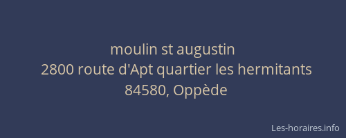 moulin st augustin