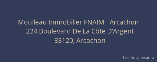 Moulleau Immobilier FNAIM - Arcachon