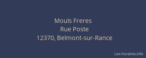 Mouls Freres